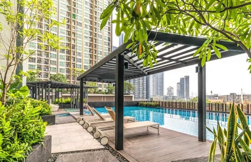 Condo In Bangkok With Swimming Pool Near Malls And Train Εξωτερικό φωτογραφία